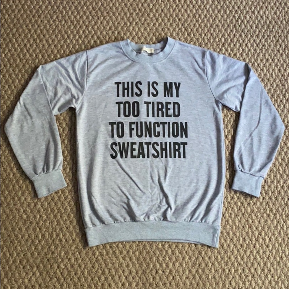 grey crewneck